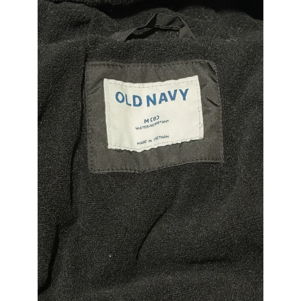 Gap Kids Water Resistant Green & Black Winter Puffer Coat Jacket Size Medium(8)
